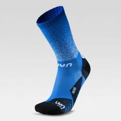 Skarpety rowerowe męskie Uyn Cycling Aero Socks Blue. Niebieskie skarpetki męskie UYN, bez wzorów. Za 89.99 zł.