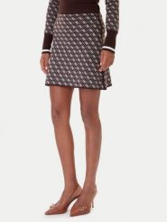 Guess Spódnica ołówkowa W5BD81 Z3JD2 Brązowy Slim Fit. Brązowe spódniczki damskie Guess, m, z aplikacjami, z syntetyku, ołówkowe. Za 239.99 zł.
