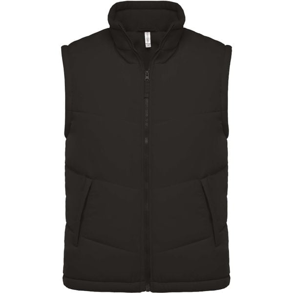 Kurtka puchowa bez rękawów Kariban Doublé Polaire. Szare kurtki męskie KARIBAN, m, bez wzorów, z puchu, bez kaptura. Za 218.00 zł.