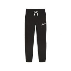 Spodnie sportowe damskie Puma Ess+ Script. Czarne spodnie dresowe damskie Puma, s, z dresówki, na fitness i siłownię. Za 322.00 zł.