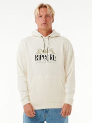Rip Curl Bluza "Down The Line" w kolorze kremowym rozmiar: M. Brązowe bluzy z kapturem męskie Rip Curl, m, z bawełny. Za 130.45 zł.