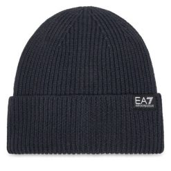Czapka EA7 Emporio Armani. Niebieskie czapki męskie EA7 Emporio Armani, na zimę, bez wzorów. Za 179.99 zł.