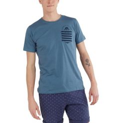 T-shirt męski Fundango Jaggy Pocket z krótkim rękawem. Żółte t-shirty męskie Fundango, m, bez wzorów, bez kołnierzyka. Za 110.00 zł.
