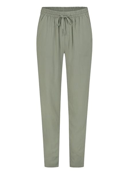 Sublevel Spodnie w kolorze oliwkowym rozmiar: L. Brązowe spodnie materiałowe damskie Sublevel, bez wzorów, z materiału. Za 60.99 zł.