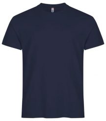 Clique Premium Long-T Długi T-shirt z bawełny. Niebieskie t-shirty męskie CLIQUE, xl, bez wzorów, z bawełny, bez kołnierzyka. Za 108.05 zł.