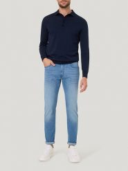 Pierre Cardin Dżinsy - Slim fit - w kolorze błękitnym rozmiar: W38/L32. Niebieskie jeansy męskie Pierre Cardin. Za 184.95 zł.