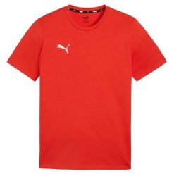Męska Koszulka Team Goal Casuals. Czerwone t-shirty sportowe męskie Puma, l, z bawełny, bez ramiączek, do piłki nożnej. Za 75.00 zł.