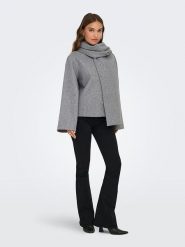 ONLY Kurtka przejściowa w kolorze szarym rozmiar: XS. Szare kurtki damskie Only, xs, bez wzorów, bez kaptura. Za 135.17 zł.