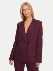 Guess Marynarka Viviane W4BN58 WGIH2 Bordowy Regular Fit. Czerwone marynarki i żakiety damskie Guess, s, z aplikacjami, z syntetyku. Za 449.99 zł.