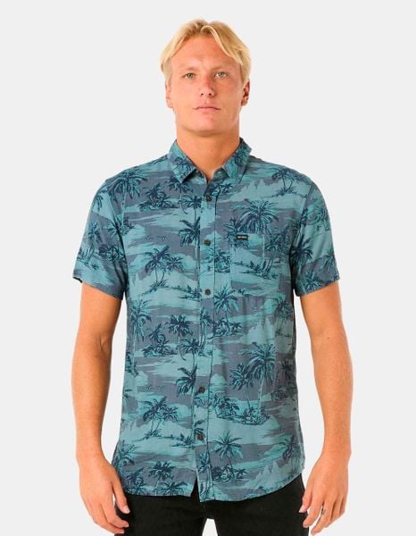 Koszula męska Rip Curl Dreamer Barrel Killa niebieska. Niebieskie koszule męskie Rip Curl, na lato, m, bez wzorów, z materiału, bez kołnierzyka, bez ramiączek. Za 257.05 zł.