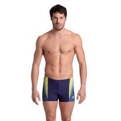 Kąpielówki męskie bokserki spodenki Arena Men's Threefold. Niebieskie kąpielówki męskie Arena, m, bez wzorów, do pływania. Za 131.98 zł.