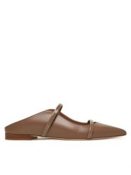 MALONE SOULIERS Klapki Maureen Flat 328 Brązowy. Brązowe klapki damskie MALONE SOULIERS, bez wzorów, ze skóry, bez obcasa. Za 1,909.00 zł.