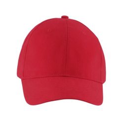 Czapka Z Daszkiem Z 6 Panelami Słonecznymi. Czerwone czapki z daszkiem damskie SOL'S, bez wzorów. Za 26.99 zł.