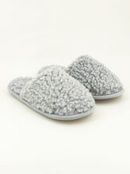Kitz pichler Kapcie "Curly" w kolorze szarym rozmiar: 36/37. Szare kapcie damskie kitz-pichler, z materiału. Za 130.99 zł.