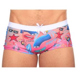 Kąpielówki Mako Summer. Czerwone kąpielówki męskie MAKO, m, bez wzorów, do pływania. Za 242.50 zł.