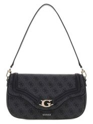Guess Torebka "Dea" w kolorze antracytowym - 29 x 15 x 6 cm rozmiar: onesize. Czarne torebki klasyczne damskie Guess, z aplikacjami, z materiału, bez dodatków. Za 382.99 zł.