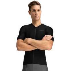 Męska ultralekka koszulka rowerowa Kolarstwo Siroko SRX HighTech. Czarne t-shirty sportowe męskie SIROKO, m, z nylonu, bez ramiączek, rowerowe. Za 466.00 zł.