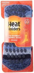 Skarpetki damskie Heat Holders Petunia - 37-42. Niebieskie skarpetki damskie HEAT HOLDERS, bez wzorów, z bawełny. Za 130.99 zł.