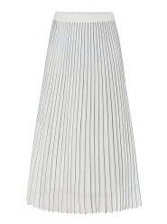 TATUUM Spódnica "Mirama" w kolorze kremowo-granatowym rozmiar: XL. Brązowe spódniczki damskie Tatuum, xl, bez wzorów, midi. Za 212.45 zł.