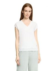 BETTY & CO Koszulka w kolorze białym rozmiar: XL. Białe t-shirty damskie Betty & Co., xl, bez wzorów, bez kołnierzyka. Za 81.95 zł.