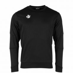 Bluza z okrągłym dekoltem Reece Australia Cleve TTS. Czarne bluzy sportowe damskie REECE, m, bez wzorów, prążkowane, bez ramiączek, bez kaptura. Za 202.05 zł.