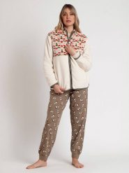 Peanuts Kurtka polarowa w kolorze kremowym rozmiar: M. Brązowe kurtki damskie Peanuts, m, bez wzorów, z polaru, bez kaptura. Za 104.99 zł.