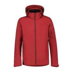 Kurtka turystyczna Icepeak Barmstedt. Czerwone kurtki męskie ICEPEAK, s, bez wzorów, z materiału, bez kaptura. Za 388.60 zł.