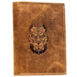 Portfel męski N4-CHM-DOG-2-BL brązowy. Brązowe portfele męskie inny, bez wzorów, ze skóry. Za 59.00 zł.