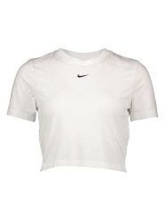 Nike Sportswear Koszulka "Essential" w kolorze białym rozmiar: L. Białe bluzki damskie Nike Sportswear, l, bez wzorów, bez kołnierzyka, bez ramiączek. Za 87.81 zł.