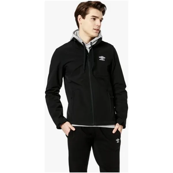 Umbro Kurtka Ader , czarny, rozmiar XXL. Czarne kurtki męskie Umbro, na wiosnę, l, bez wzorów, z materiału, bez kaptura. W wyprzedaży za 79.99 zł.