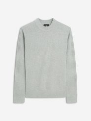Cinque Sweter ''Cigiano'' w kolorze szarym rozmiar: L. Szare swetry męskie Cinque, l, bez wzorów, prążkowane, bez kołnierzyka. Za 184.95 zł.