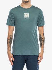 Koszulka merino Ortovox 120 Cool Tec Abstract TS. Zielone bielizna termoaktywna męska ORTOVOX, s, bez wzorów, z lyocellu. Za 312.99 zł.