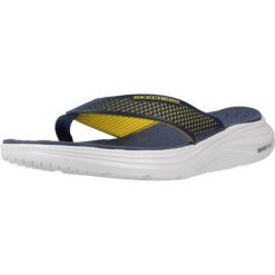 Sandały SKECHERS SAYTO Niebieski. Niebieskie sandały męskie Skechers, z materiału, bez zapięcia. Za 159.99 zł.