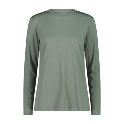 Koszulka damska turystyczna CMP 34N0886. Białe t-shirty damskie CMP, l, bez wzorów, bez kołnierzyka. Za 257.50 zł.