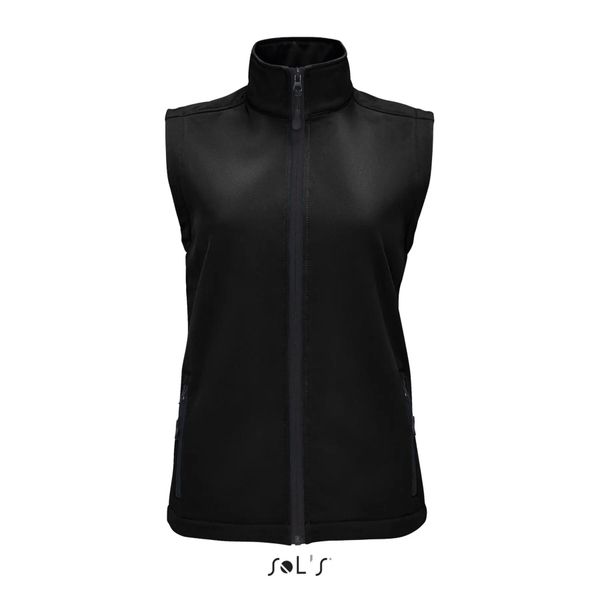 Damska kamizelka softshell sm Sol's Race Bw. Czarne kamizelki damskie SOL'S, m, bez wzorów, z elastanu, bez kaptura. Za 129.50 zł.