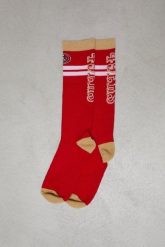 San Francisco 49ers - Skarpety narciarskie / snowboardowe OOSC x NFL. Brązowe skarpetki damskie OOSC, bez wzorów, z elastanu. Za 132.99 zł.