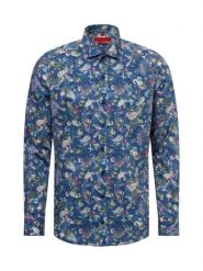 Finshley & Harding koszula biznesowa - Easy Care Mężczyźni Slim Fit Bawełna niebieski|wielokolorowy, 38. Niebieskie koszule męskie Finshley & Harding, m, bez wzorów, z bawełny, bez kołnierzyka, bez ramiączek. Za 179.95 zł.
