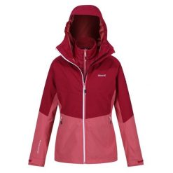 Kurtka trekkingowa damska Regatta Wentwood VIII. Czerwone kurtki damskie Regatta, bez wzorów, z poliamidu, bez kaptura. Za 524.70 zł.