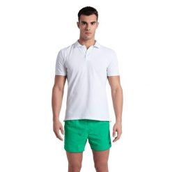 Koszulka męska T-shirt bawełniany polo kołnierzyk Arena Poloshirt. Białe koszulki polo męskie Arena, m, bez wzorów, z bawełny, bez ramiączek. Za 89.99 zł.