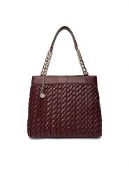Nine West Torebka CEO-DAKOTA-II-LDA8007 Bordowy. Czerwone torebki klasyczne damskie Nine West, bez wzorów, z materiału, bez dodatków. Za 299.99 zł.