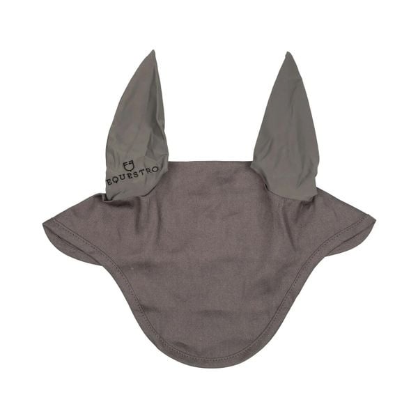 Czapka z muchą dla koni Equestro. Szare czapki męskie EQUESTRO, bez wzorów, z bawełny. Za 85.94 zł.