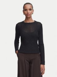 Rinascimento Bluzka CFM0012395003 Czarny Slim Fit. Czarne bluzki damskie RINASCIMENTO, m, bez wzorów, z syntetyku, bez ramiączek. Za 359.99 zł.