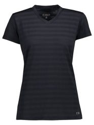 CMP Koszulka sportowa w kolorze czarnym rozmiar: 36. Czarne bluzki sportowe damskie CMP, bez wzorów, z materiału, bez ramiączek. Za 87.81 zł.