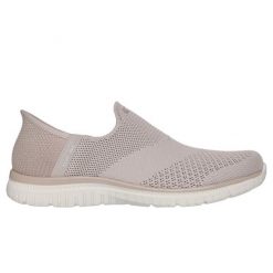 Buty Skechers Slip-ins: Virtue - Sleek 104425/TPE szare. Szare buty sportowe na co dzień damskie bez wzorów, z dzianiny. Za 594.89 zł.
