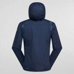 Kurtka wodoodporna La Sportiva Wall Breeze. Czarne kurtki męskie La Sportiva, s, bez wzorów, z materiału, bez kaptura. Za 615.50 zł.