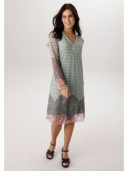 Aniston Sukienka w kolorze miętowo-różowym rozmiar: 42. Zielone sukienki damskie Aniston, na co dzień, bez wzorów, bez kołnierzyka, bez ramiączek, midi, proste. Za 217.99 zł.