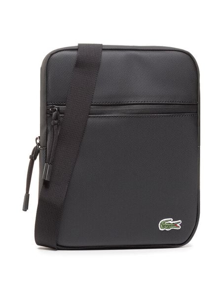 Lacoste Saszetka M Flat Crossover NH3308LV Czarny. Czarne saszetki męskie Lacoste, z materiału. Za 309.99 zł.