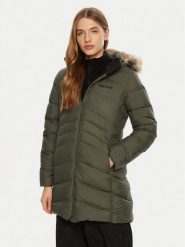 Marmot Płaszcz zimowy Montreal M15838 Zielony Regular Fit. Zielone płaszcze damskie Marmot, na zimę, m, bez wzorów, z syntetyku. Za 1,679.00 zł.
