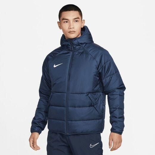 Kurtka uniwersalna męska Nike Thermafit Academy Pro. Białe kurtki męskie Nike, m, bez wzorów, casualowe, z kapturem. W wyprzedaży za 538.60 zł.