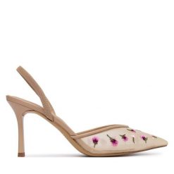 Szpilki Aldo. Brązowe szpilki Aldo, bez wzorów, bez obcasa. Za 459.99 zł.